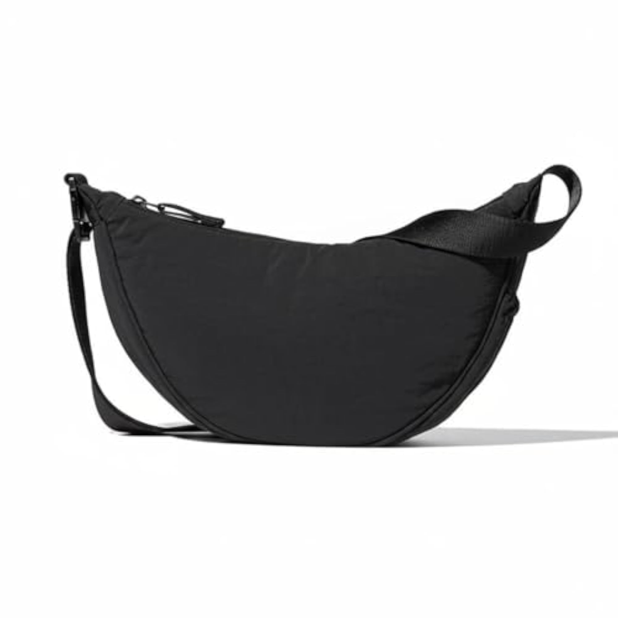 Women's Adjustable Strap Solid Color Dumpling Shoulder Bag